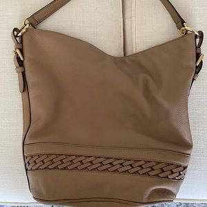 Tan Michael Kors handbag